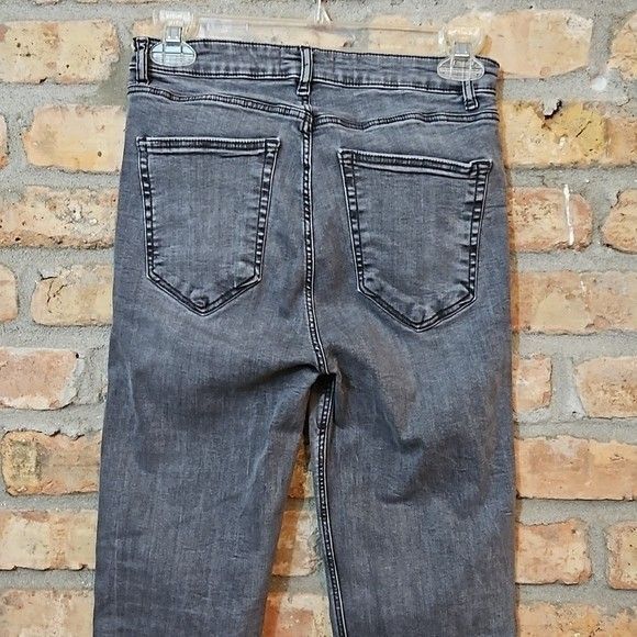 Zara Gray sun washed jeans size 26 X 29 - Picture 6 of 10